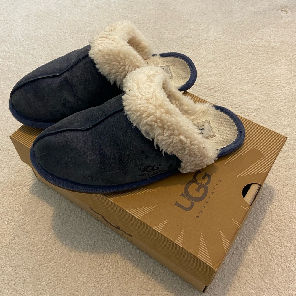 Navy Ugg Slippers